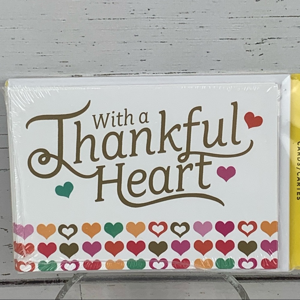 4/$14 6pk Hallmark Expressions Thank You Note Cards Blank Inside NEW SEALED